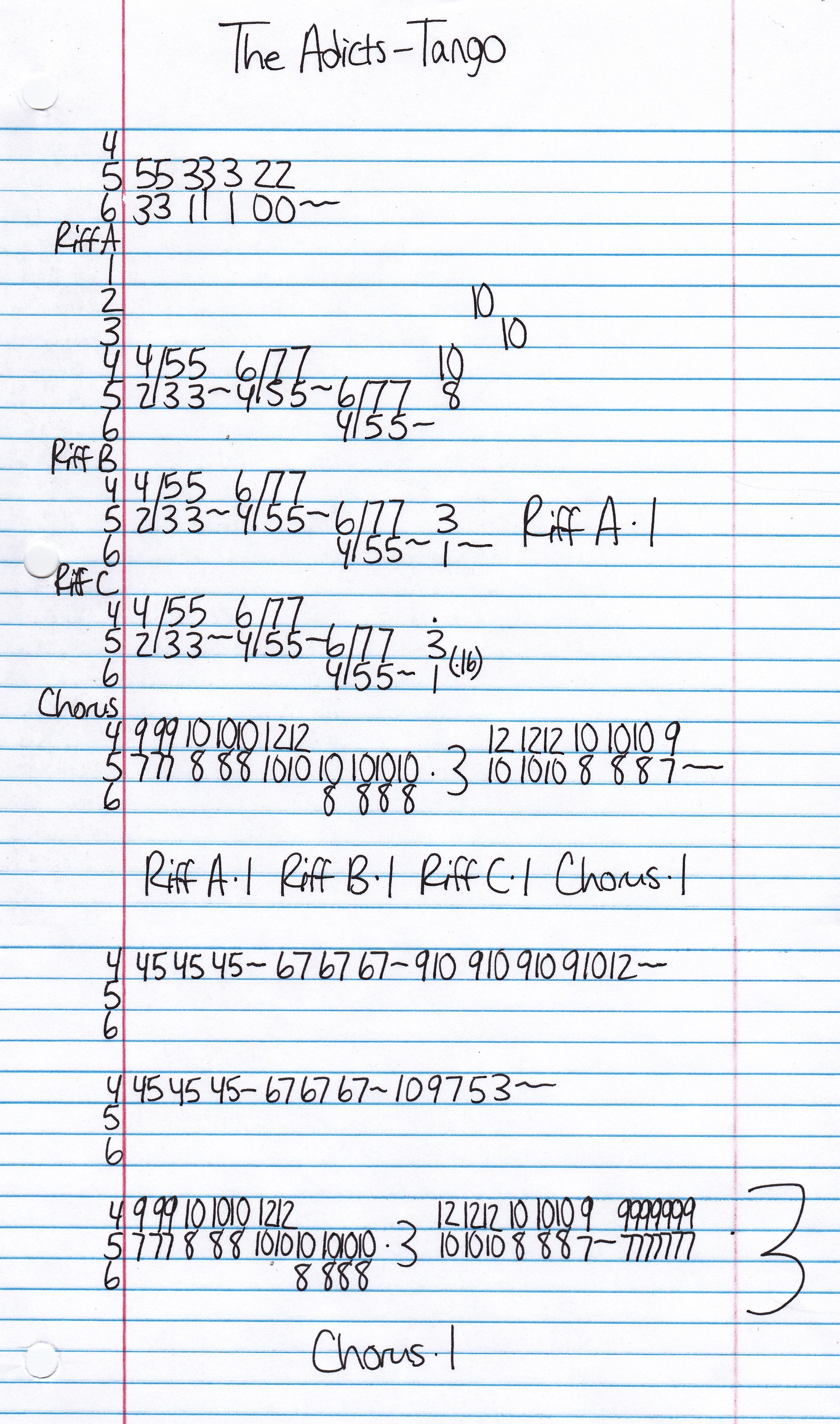 High quality guitar tab for Tango by The Adicts off of the album Songs Of Praise. ***Complete and accurate guitar tab!***